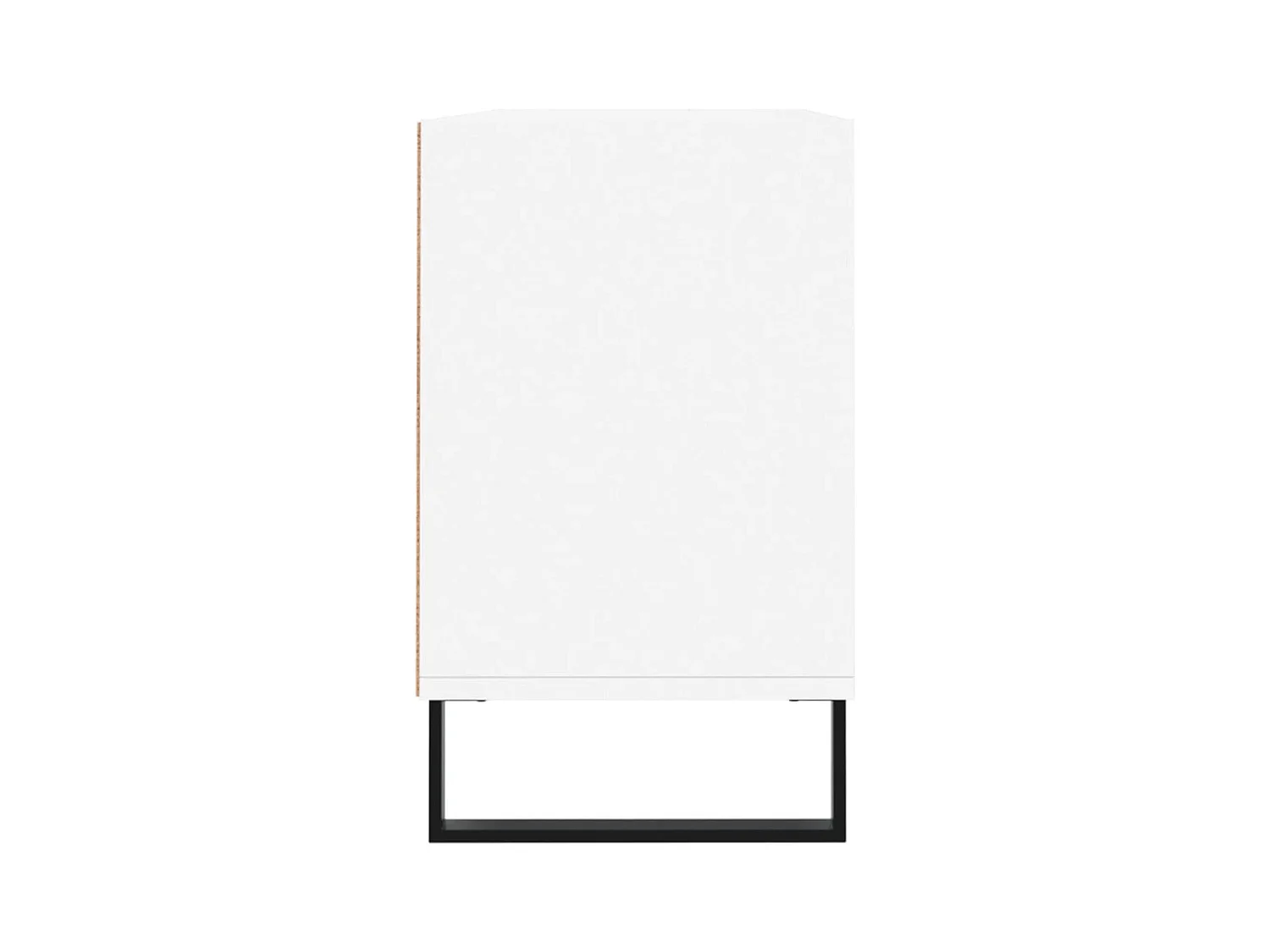 Meuble TV blanc 103,5x30x50 cm bois d'ingénierie