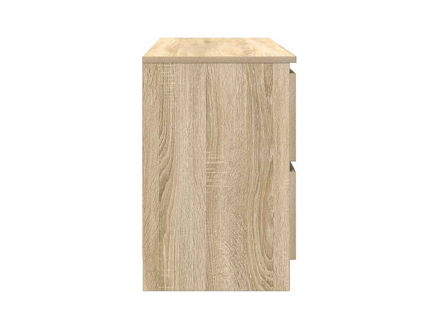 Meuble TV chêne sonoma 100x35x54 cm bois d'ingénierie