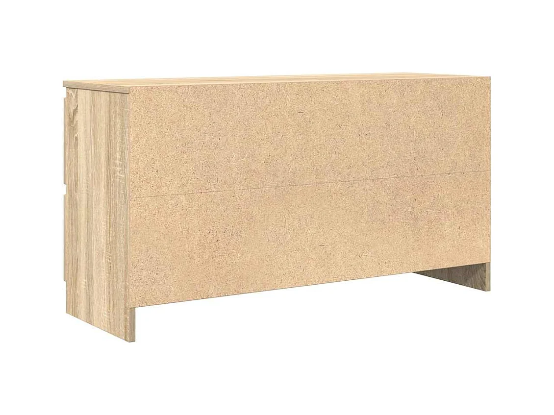 Meuble TV chêne sonoma 100x35x54 cm bois d'ingénierie