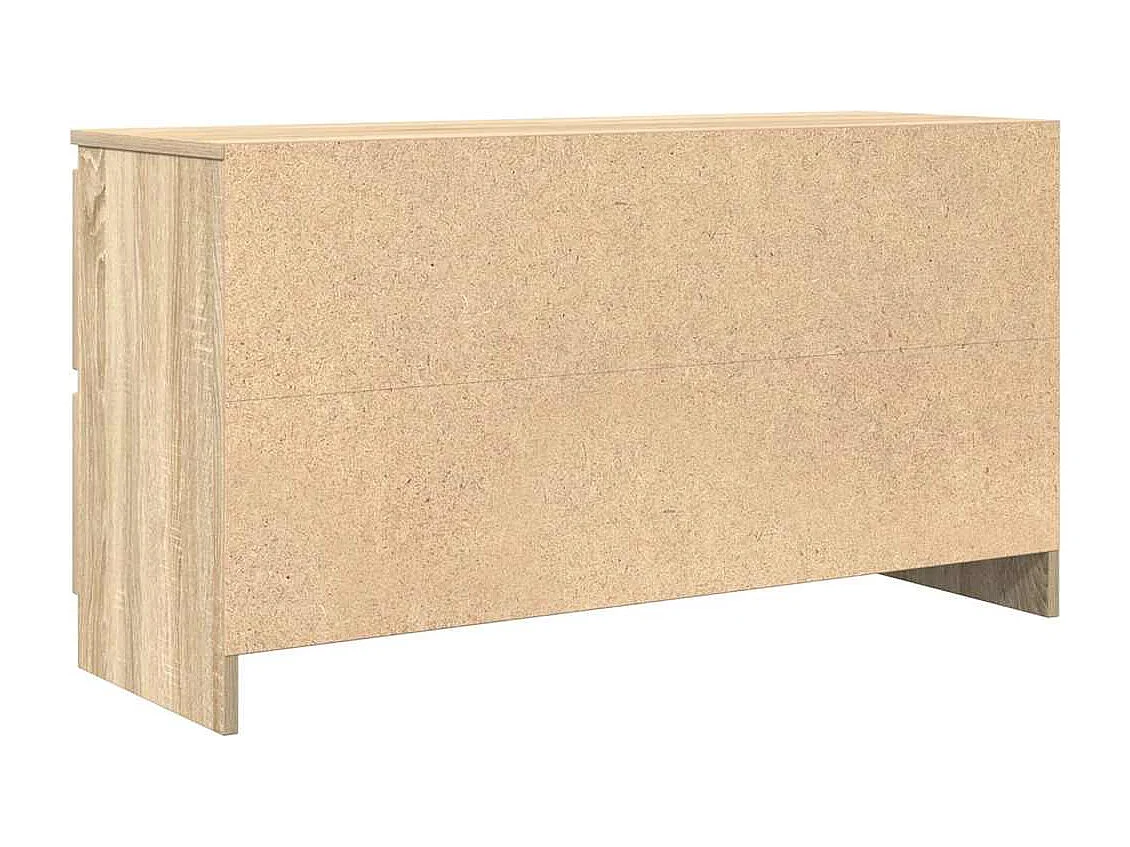 Meuble TV chêne sonoma 100x35x54 cm bois d'ingénierie