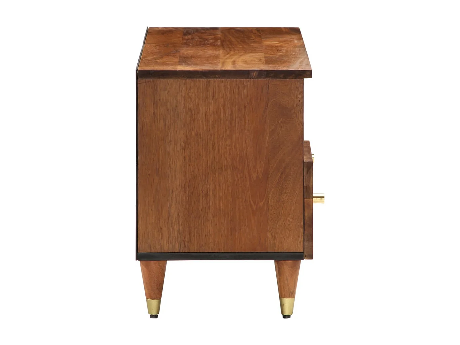 Mobile TV 100x33x46 cm in legno massello di mango