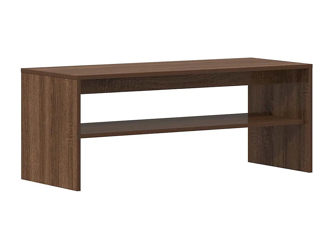 Meuble TV Chêne marron 100x40x40 cm Bois d'ingénierie