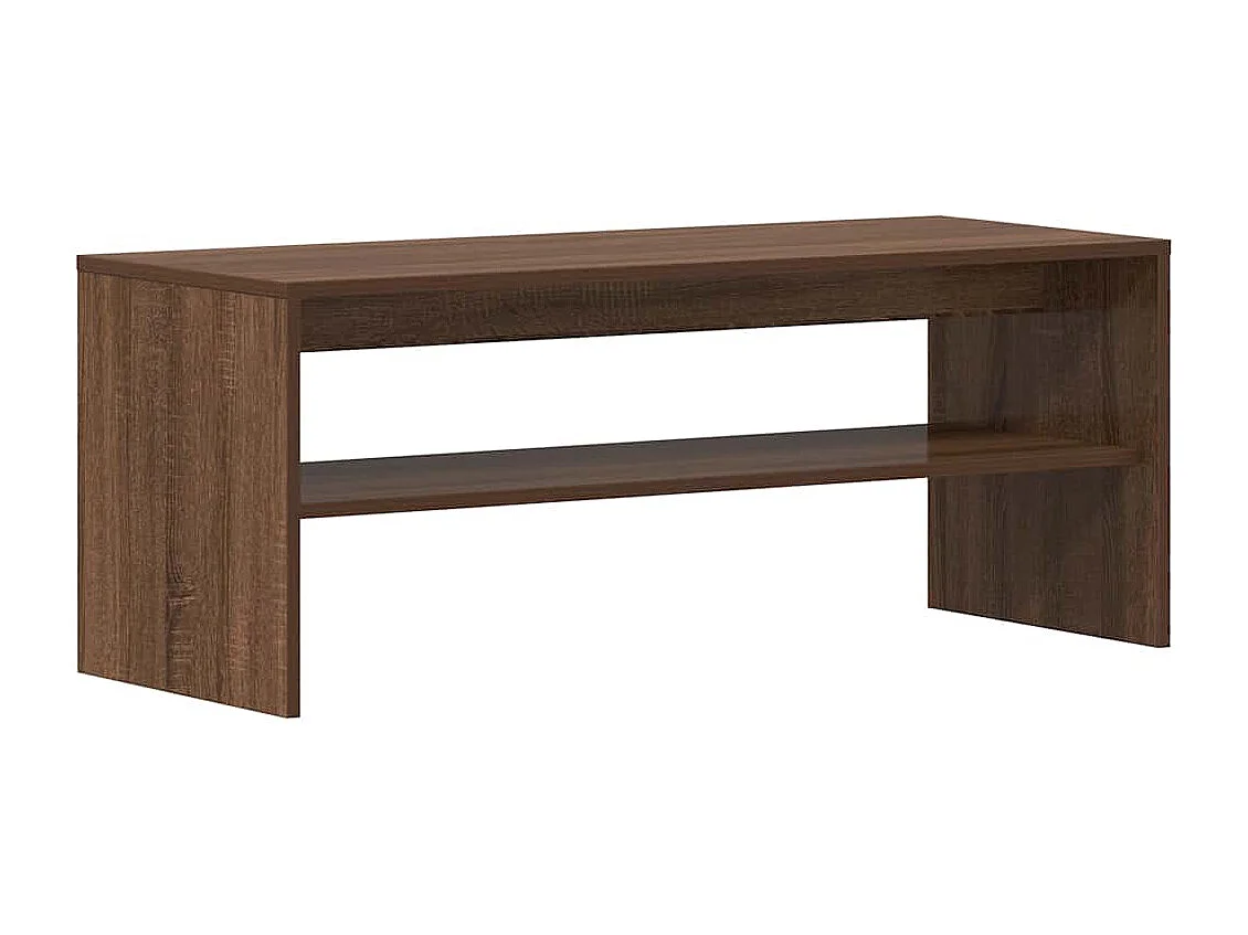 Meuble TV Chêne marron 100x40x40 cm Bois d'ingénierie