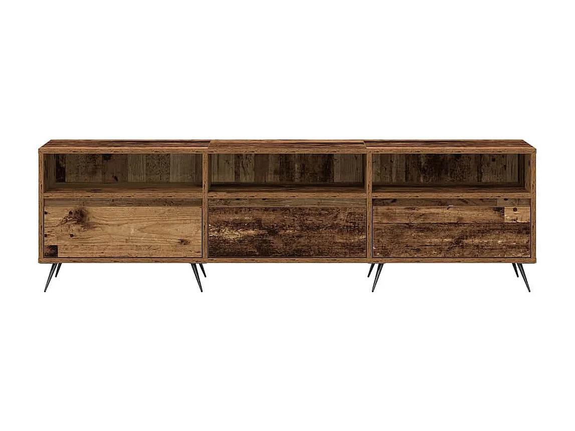 Credenza porta TV in legno invecchiato 150x30x44,5 cm in legno ingegnerizzato