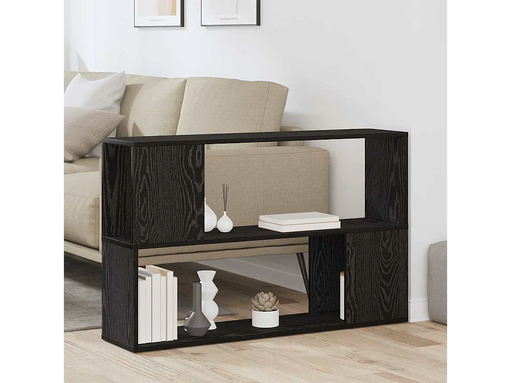 Centre de divertissement Noir 100 x 24 x 63 cm