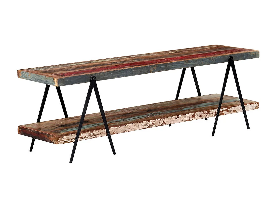 Mobile TV 160x40x50 cm Legno massello di recupero