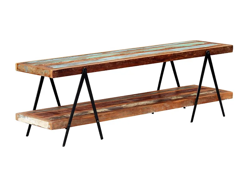 Mobile TV 160x40x50 cm Legno massello di recupero