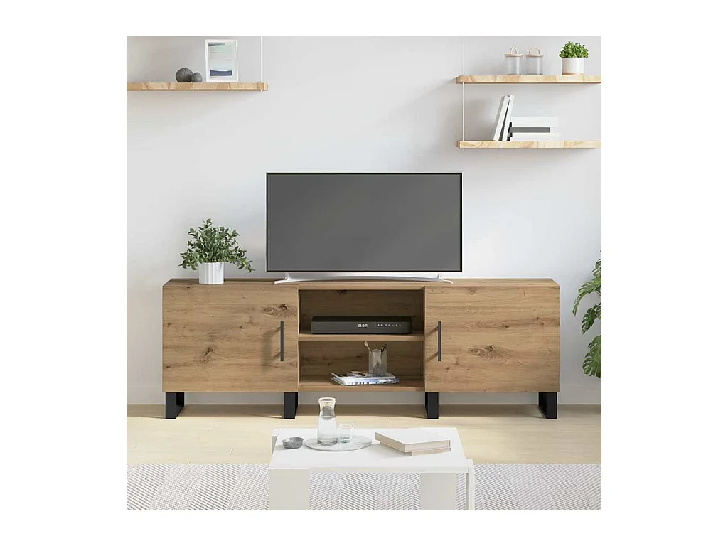 Meuble TV 150 x 30 x 50 cm Bois d'ingénierie