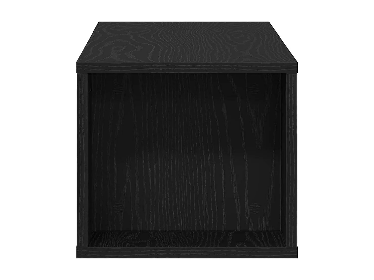 Meuble TV Noir 100 x 30 x 26,5 cm Bois d'ingénierie