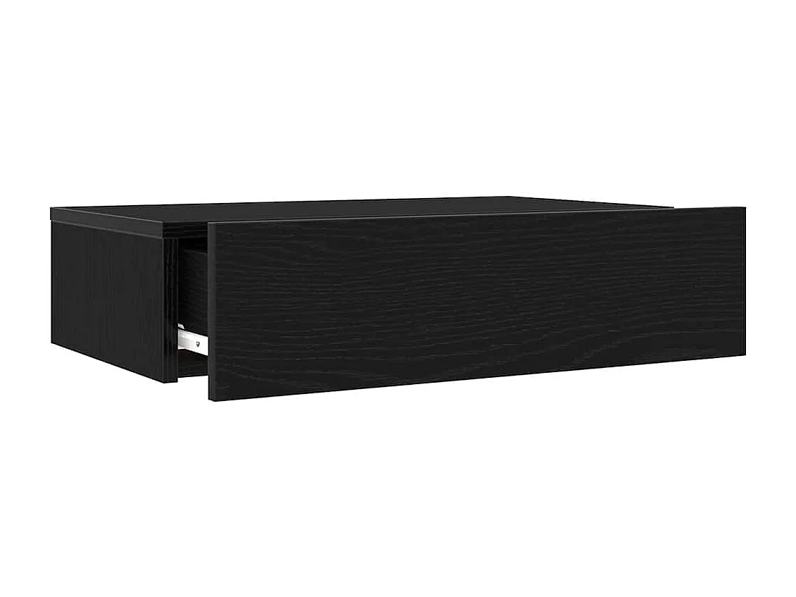 Meubles TV avec éclairage LED 2 pièces Chêne noir 60 x 35 x 15,5 cm