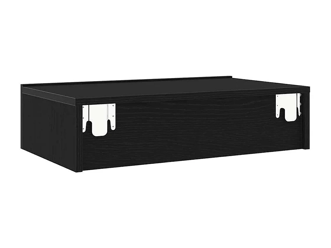 Meubles TV avec éclairage LED 2 pièces Chêne noir 60 x 35 x 15,5 cm