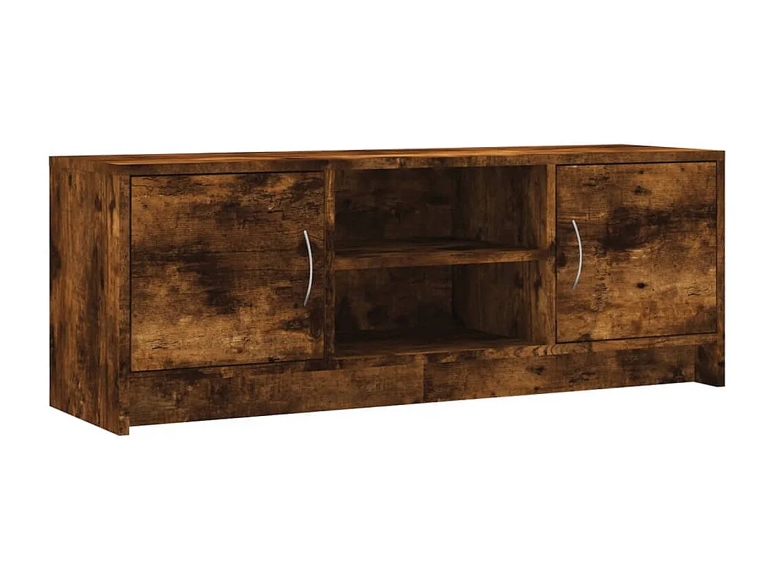 Mobile TV in rovere affumicato 102x30x37,5 cm in legno ingegnerizzato