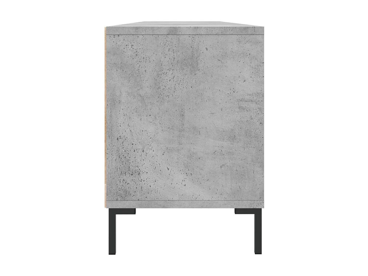 Mobile TV grigio cemento 150x30x44,5 cm in legno ingegnerizzato