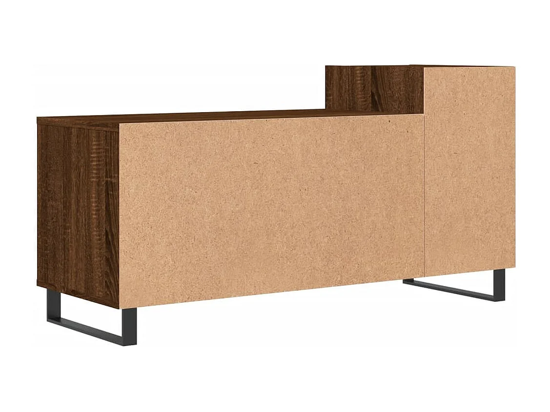 TV-meubel Bruin eiken 100x35x55 cm Technisch hout