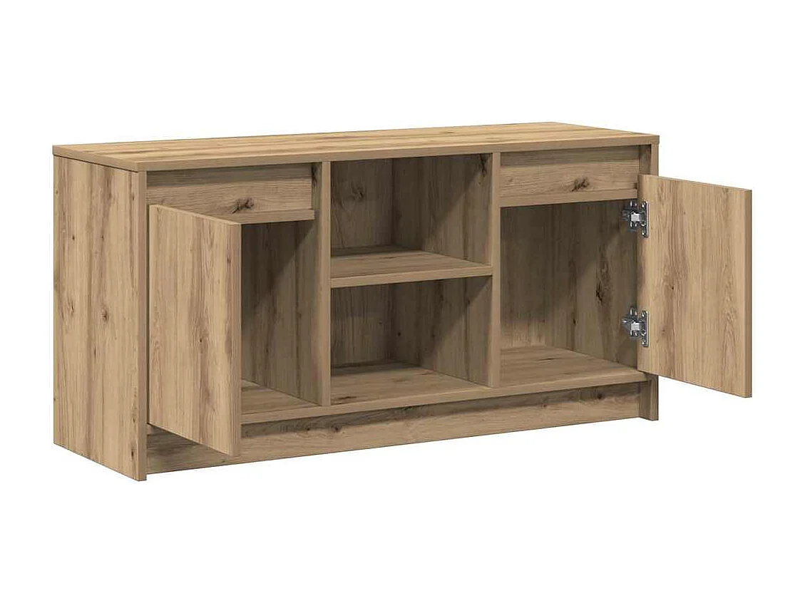 Meuble TV Marron 100 x 34 x 50 cm Bois d'ingénierie