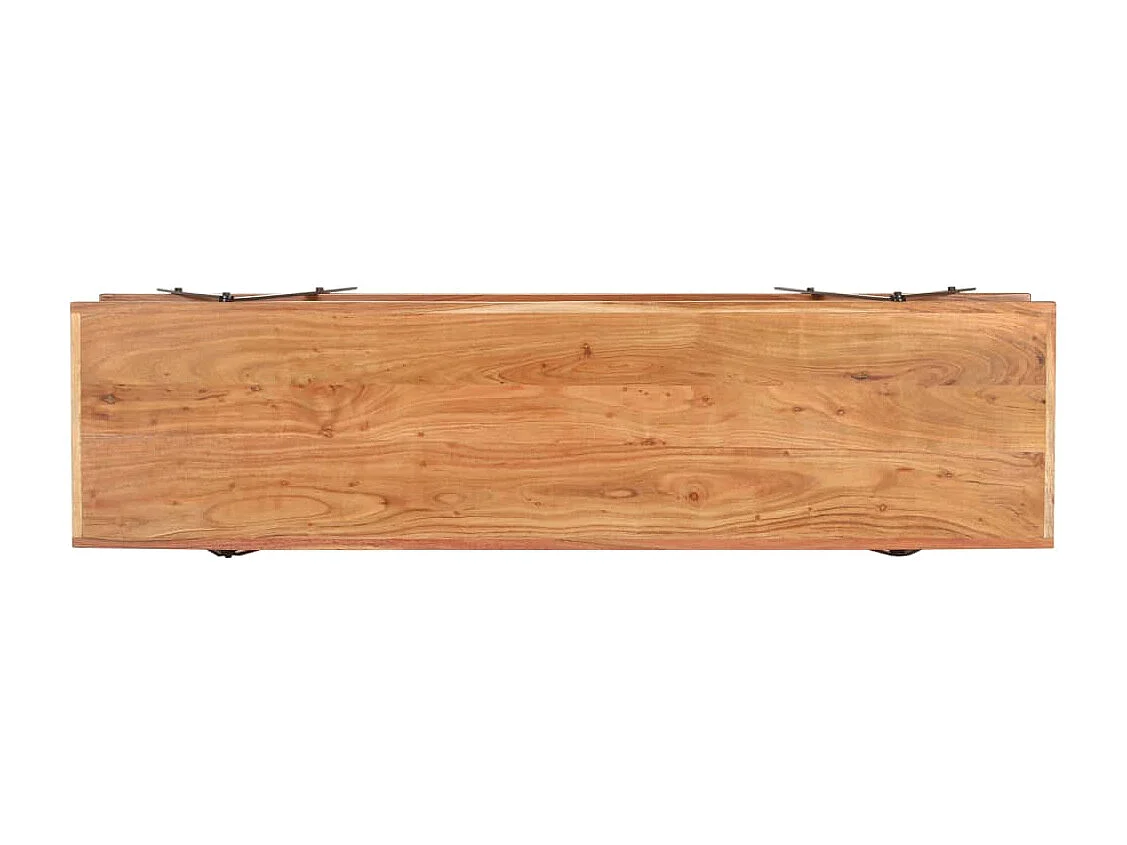 Mobile TV 160x40x50 cm Legno massello di acacia