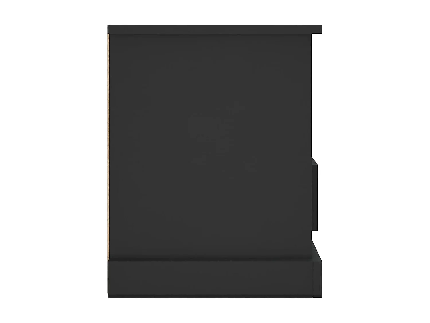 Zwarte tv-kast 93x35,5x45 cm bewerkt hout