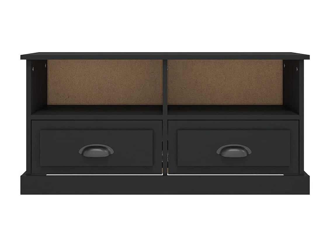 Mobile TV nero 93x35,5x45 cm in legno ingegnerizzato