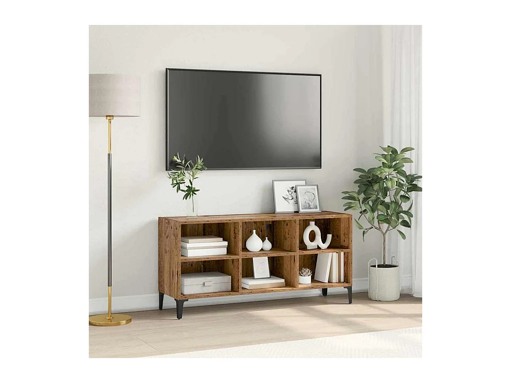 Meuble TV Marron 69.5 x 30 x 50 cm Bois d'ingénierie