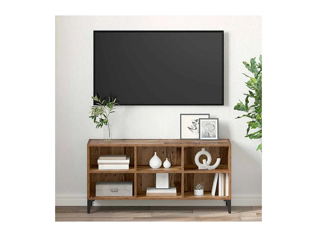 Meuble TV Marron 69.5 x 30 x 50 cm Bois d'ingénierie