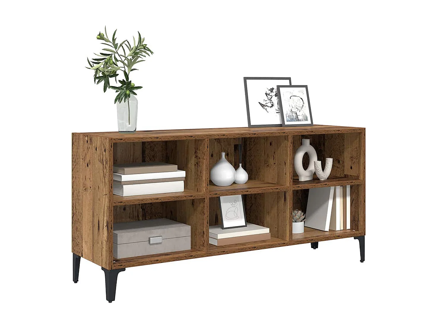 Meuble TV Marron 69.5 x 30 x 50 cm Bois d'ingénierie