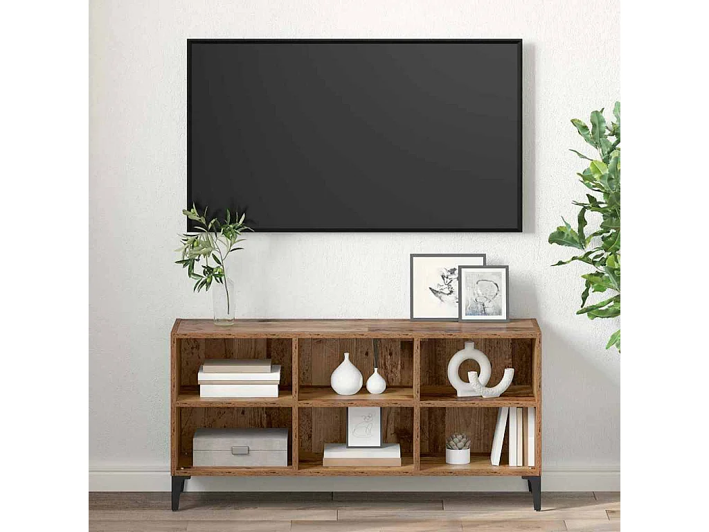 Meuble TV Marron 69.5 x 30 x 50 cm Bois d'ingénierie