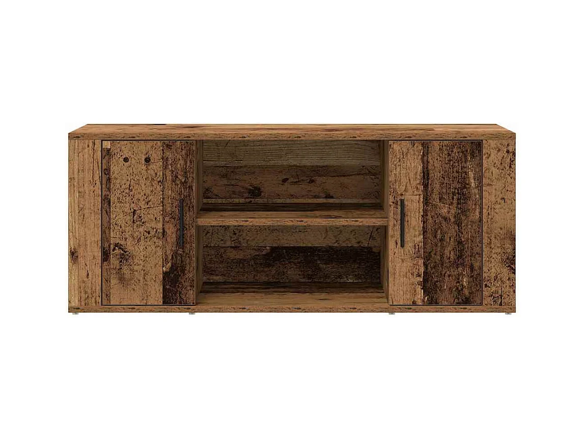 Meuble TV Bois ancien 100 x 35 x 40 cm Bois d'ingénierie