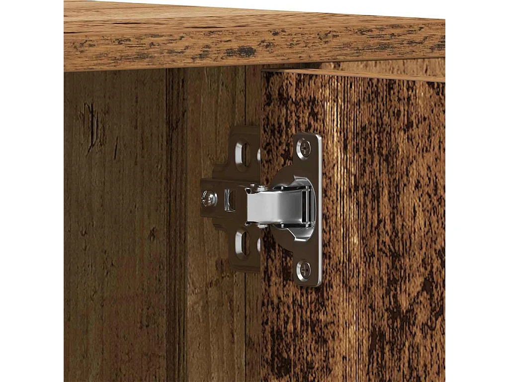 Meuble TV Bois ancien 100 x 35 x 40 cm Bois d'ingénierie