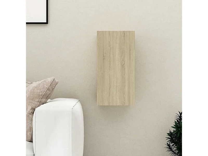 Meuble TV Chêne sonoma 30,5x30x60 cm Bois d’ingénierie