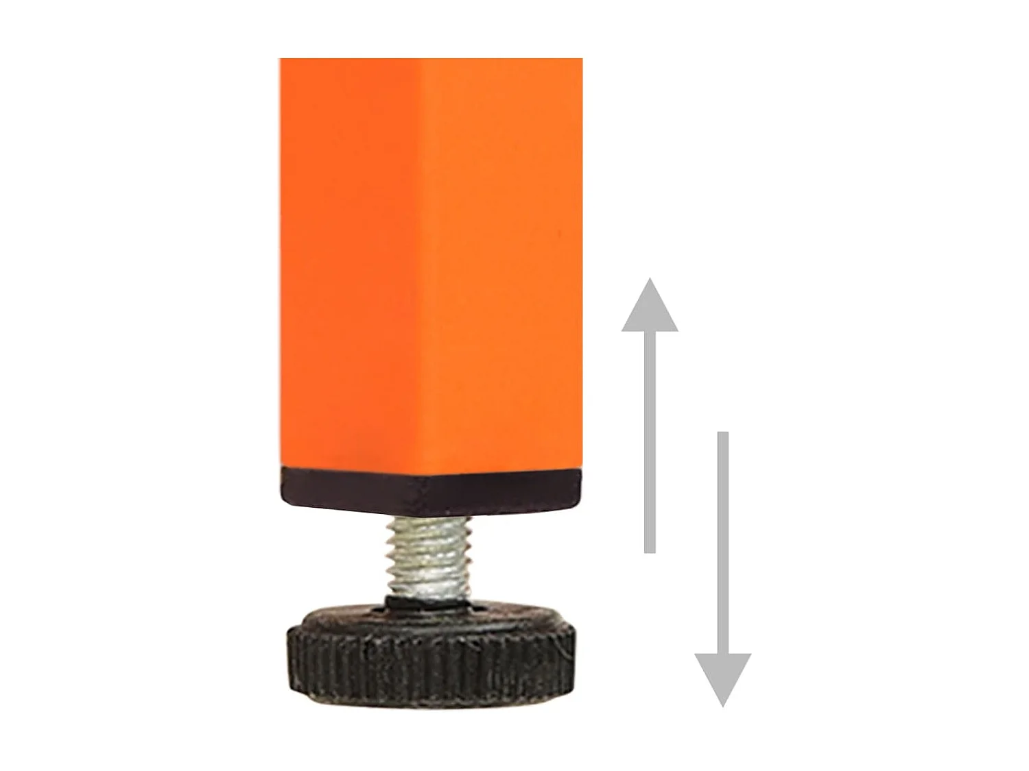 Oranje TV-meubel 105x35x50 cm Staal