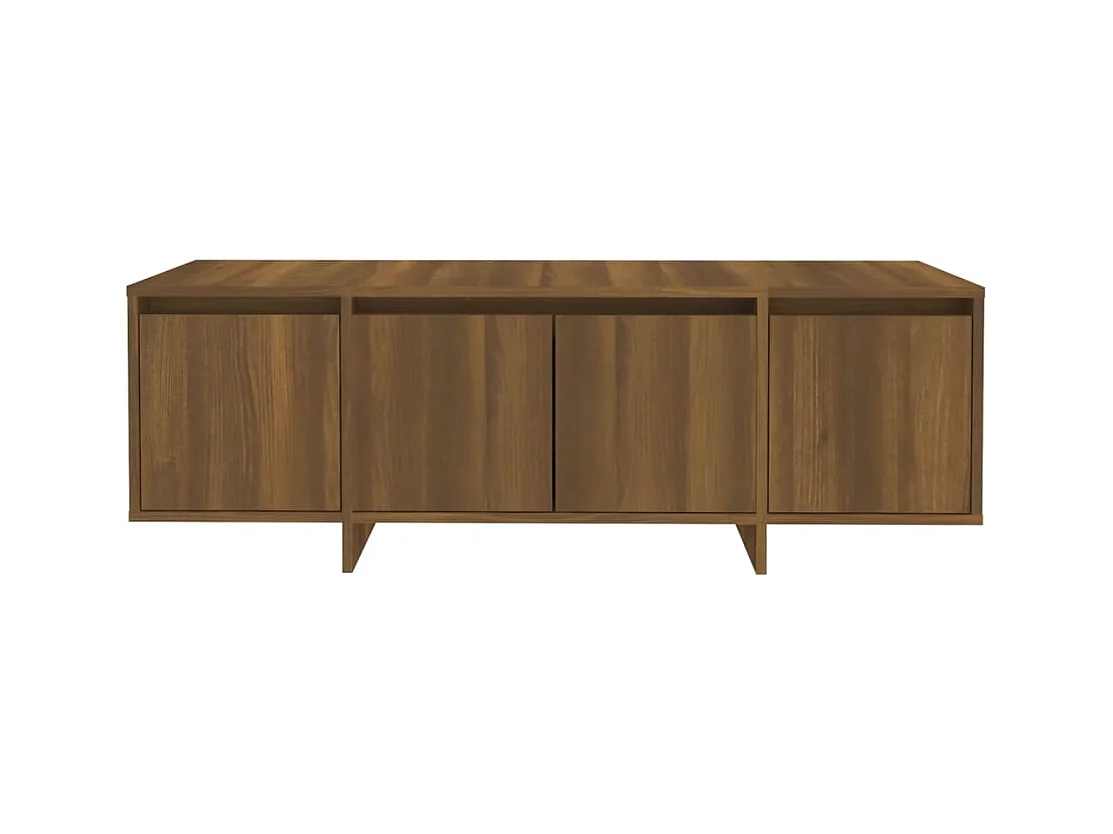 Meuble TV Chêne marron 120x30x40,5 cm Bois d'ingénierie