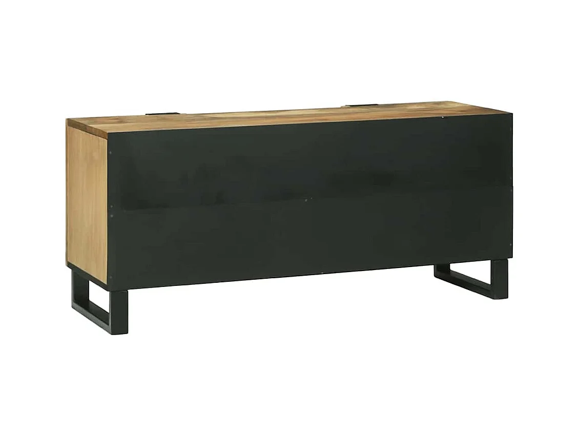 Meuble TV Marron 105 x 33 x 46 cm bois de manguier massif