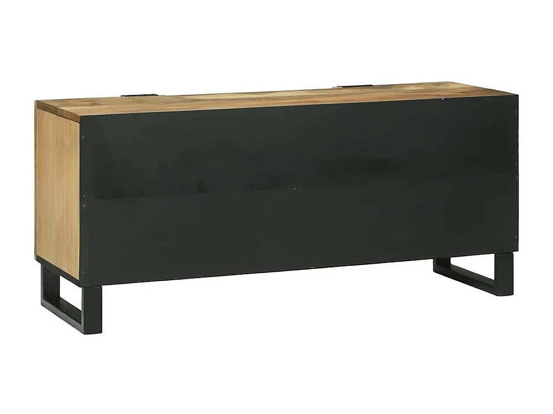 Meuble TV Marron 105 x 33 x 46 cm bois de manguier massif