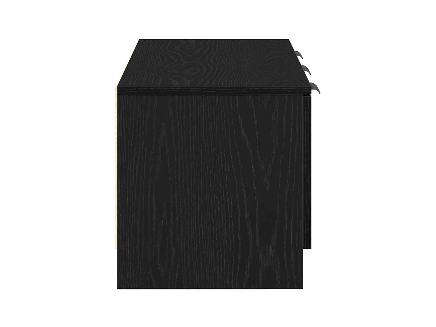 Meuble TV Chêne noir 102 x 35 x 36,5 cm Bois d'ingénierie