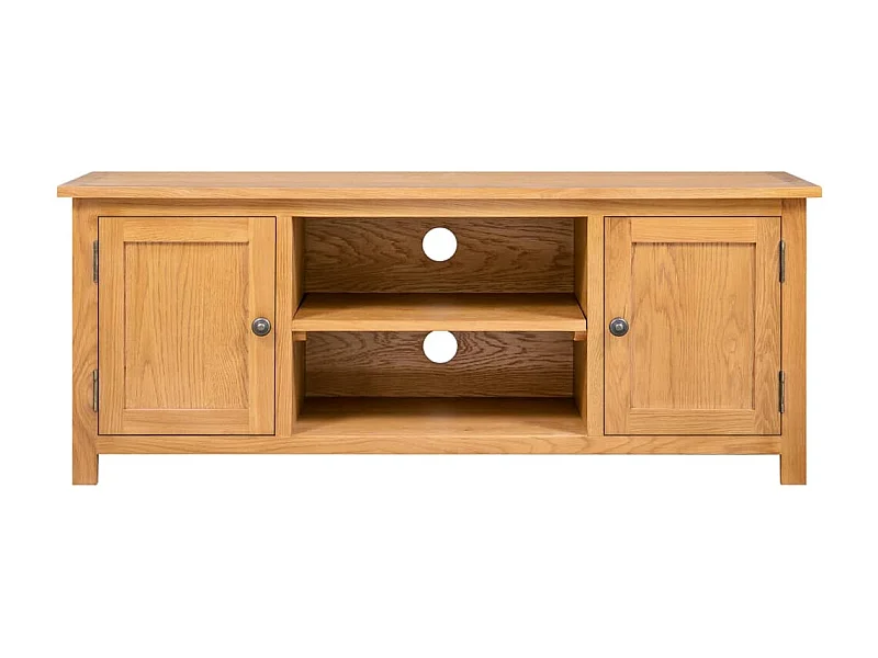 TV-meubel 110x35x44 cm Massief eikenhout