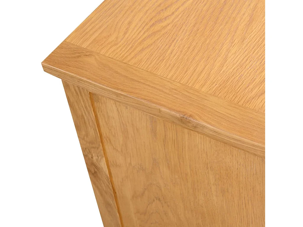 TV-Schrank 110x35x44 cm Massivholz Eiche