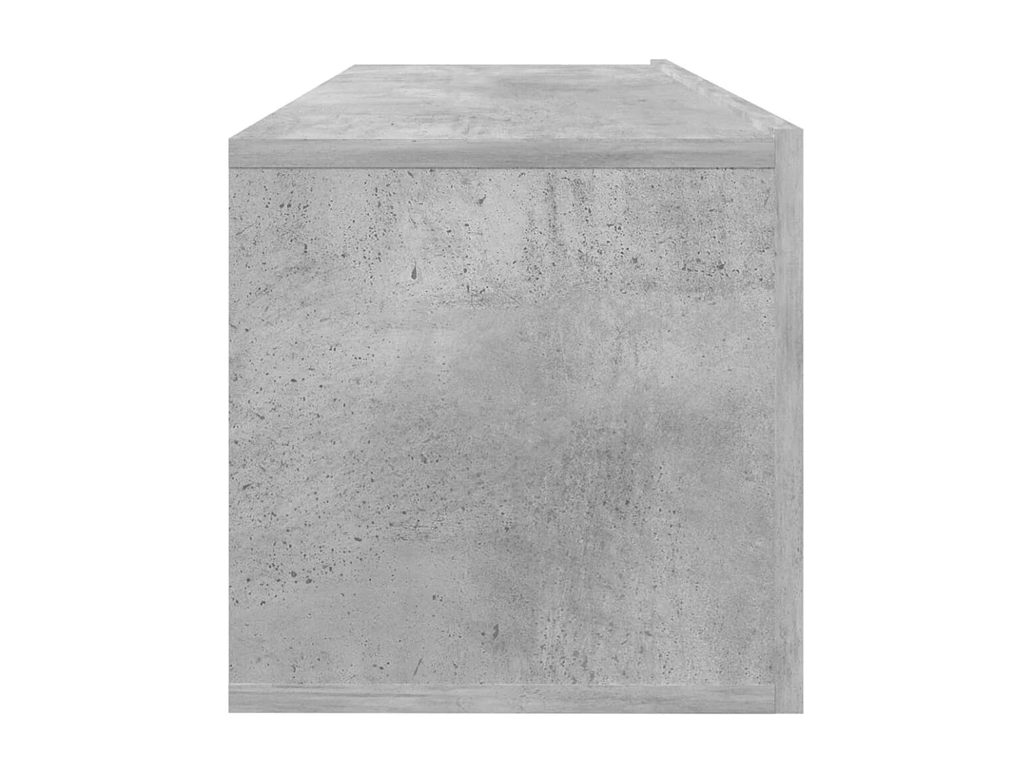 Betongrijs tv-meubel 100x30x30 cm bewerkt hout