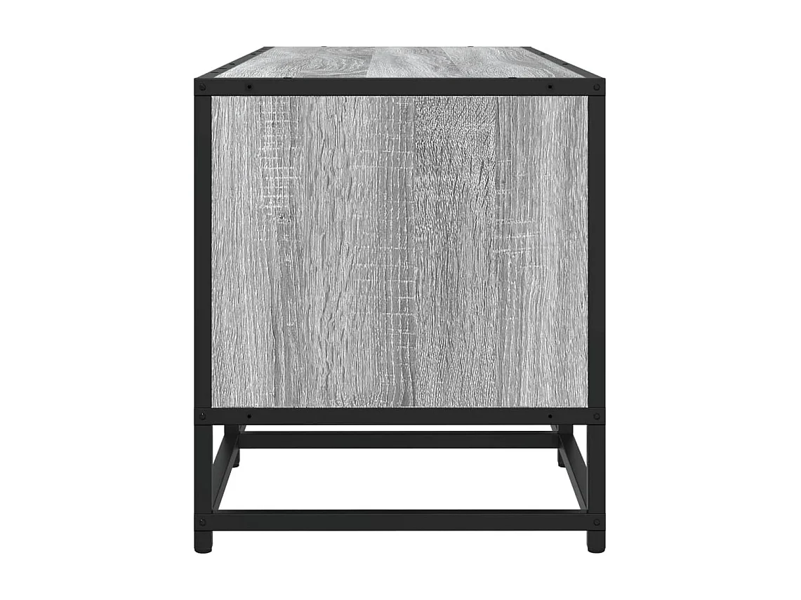 Meuble TV sonoma gris 210x35x41 cm bois d'ingénierie