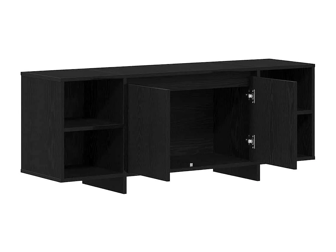 Zwarte tv-kast 120 x 30 x 40,5 cm Technisch hout