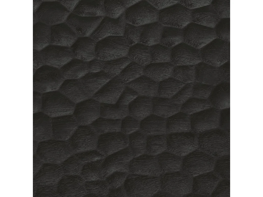 Meuble TV noir 100x33x46 cm bois massif de manguier