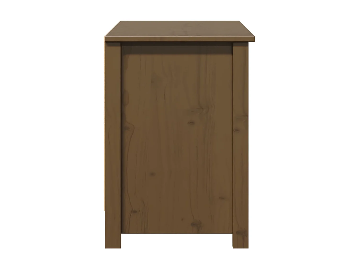 Mobile TV color miele 103x36,5x52 cm in legno massello di pino