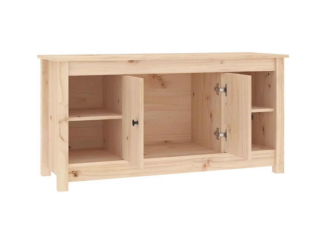 Meuble TV 103x36,5x52 cm Bois de pin massif