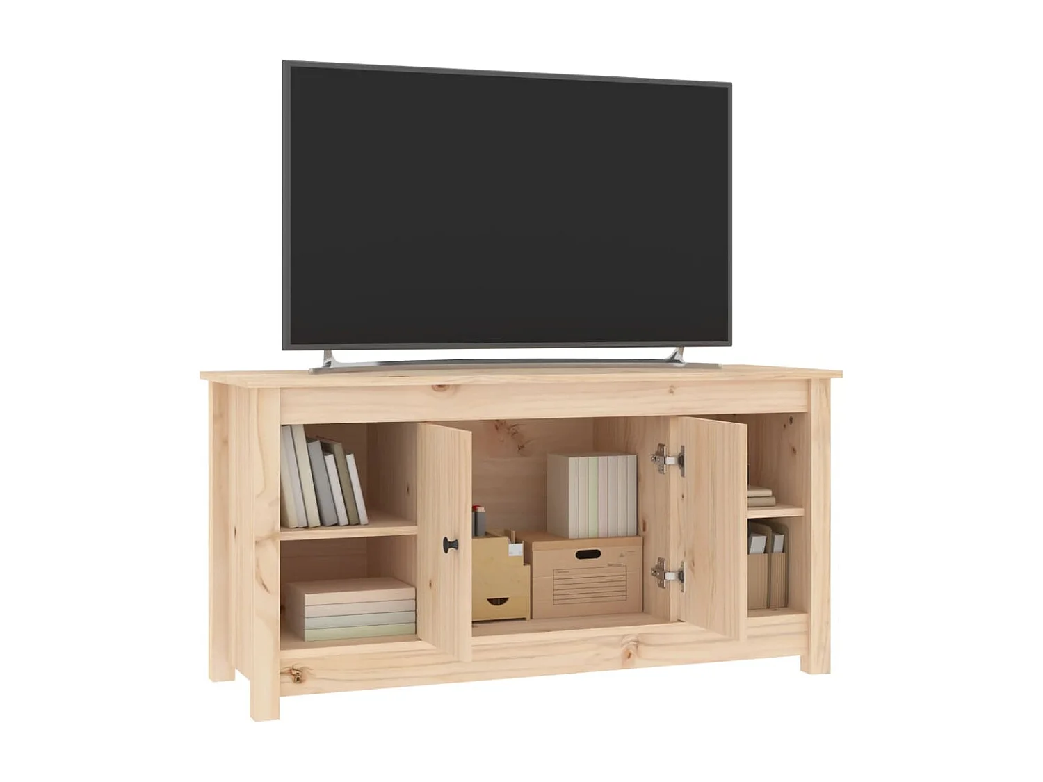 Meuble TV 103x36,5x52 cm Bois de pin massif