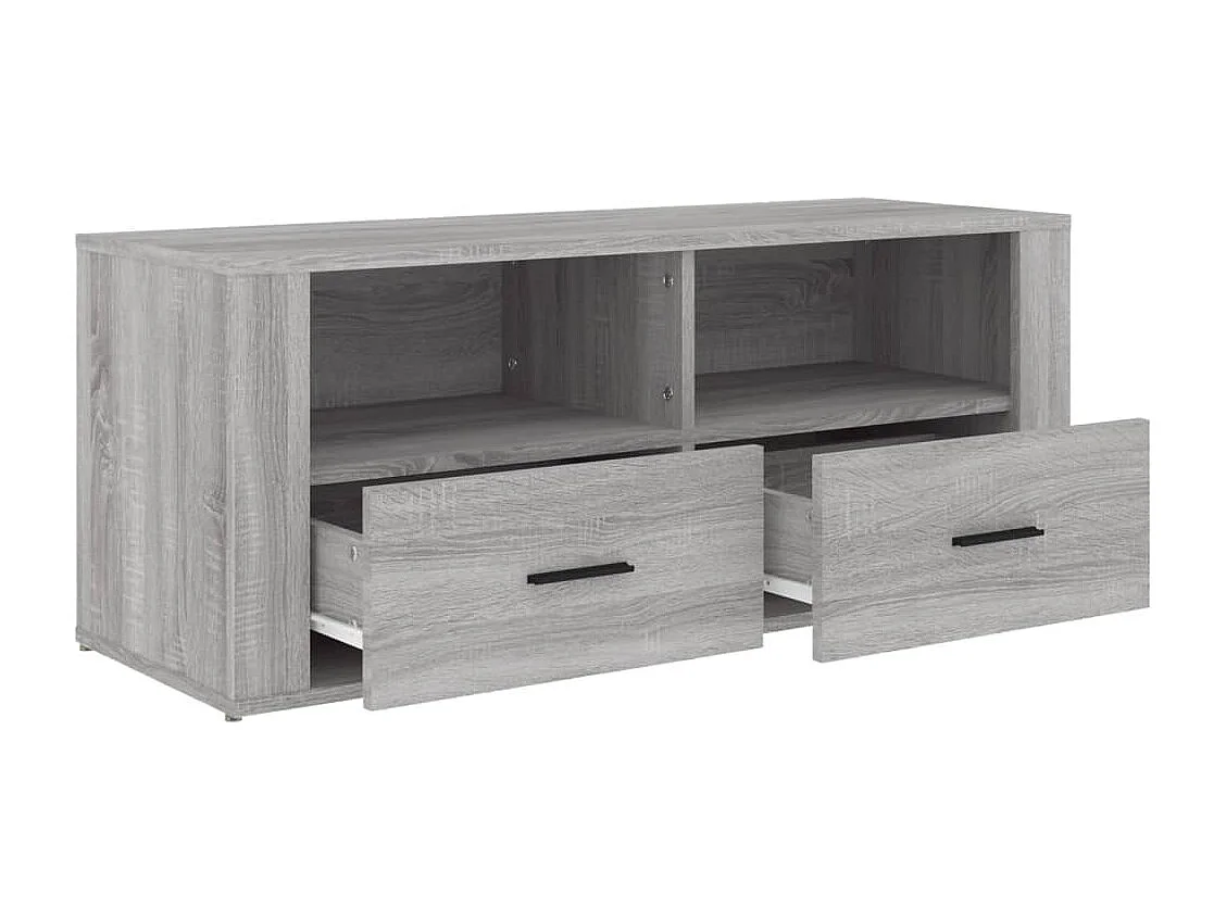 Mobile TV Sonoma grigio 100x35x40 cm Legno ingegnerizzato
