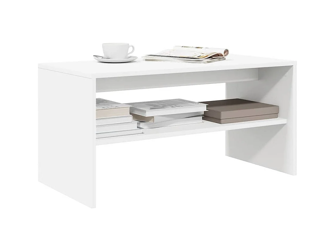 Meuble TV blanc 60x40x40 cm bois d'ingénierie