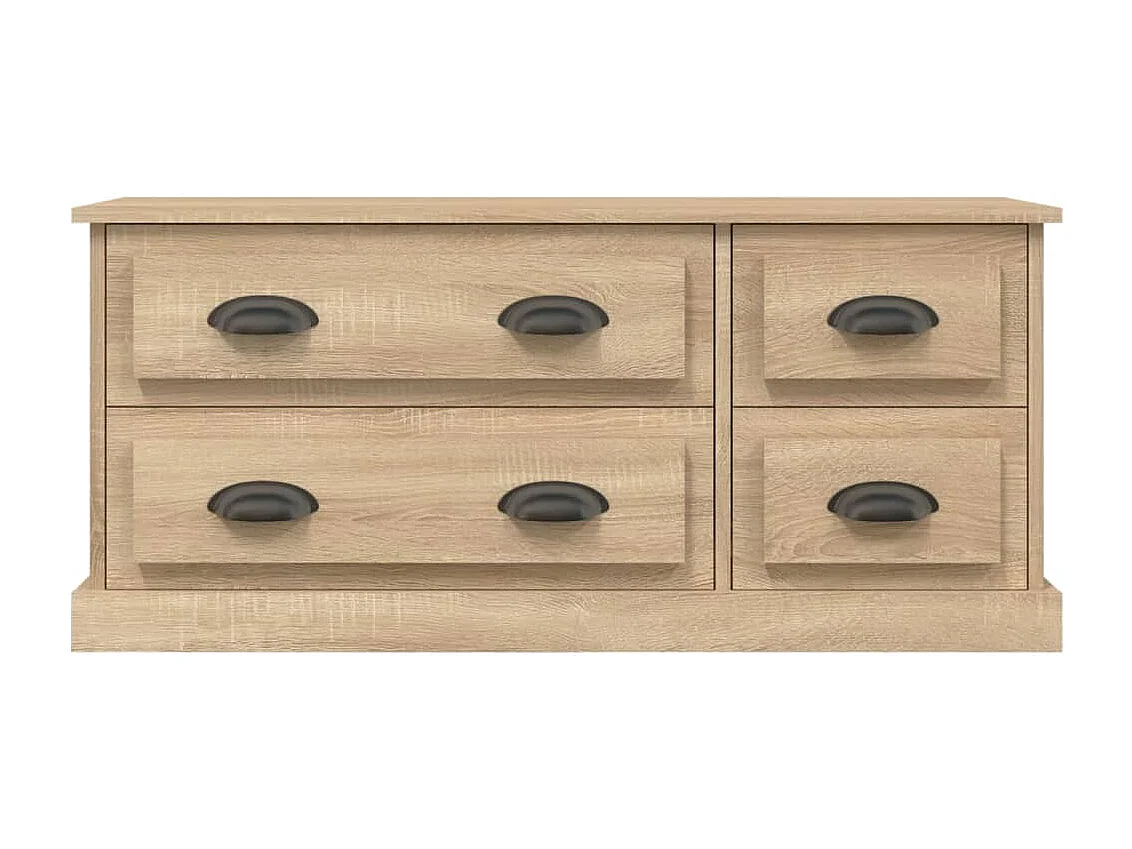 Mobile TV in rovere Sonoma 100x35,5x45 cm in legno ingegnerizzato