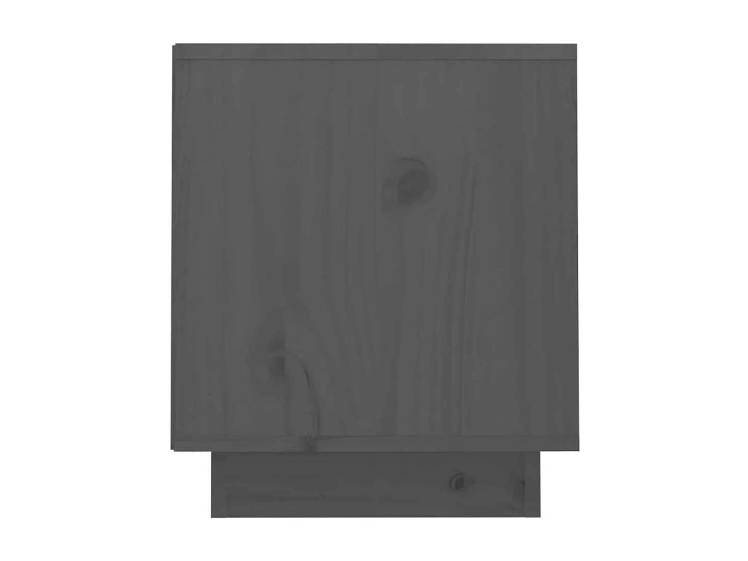 Meuble TV Gris 70x34x40 cm Bois de pin massif