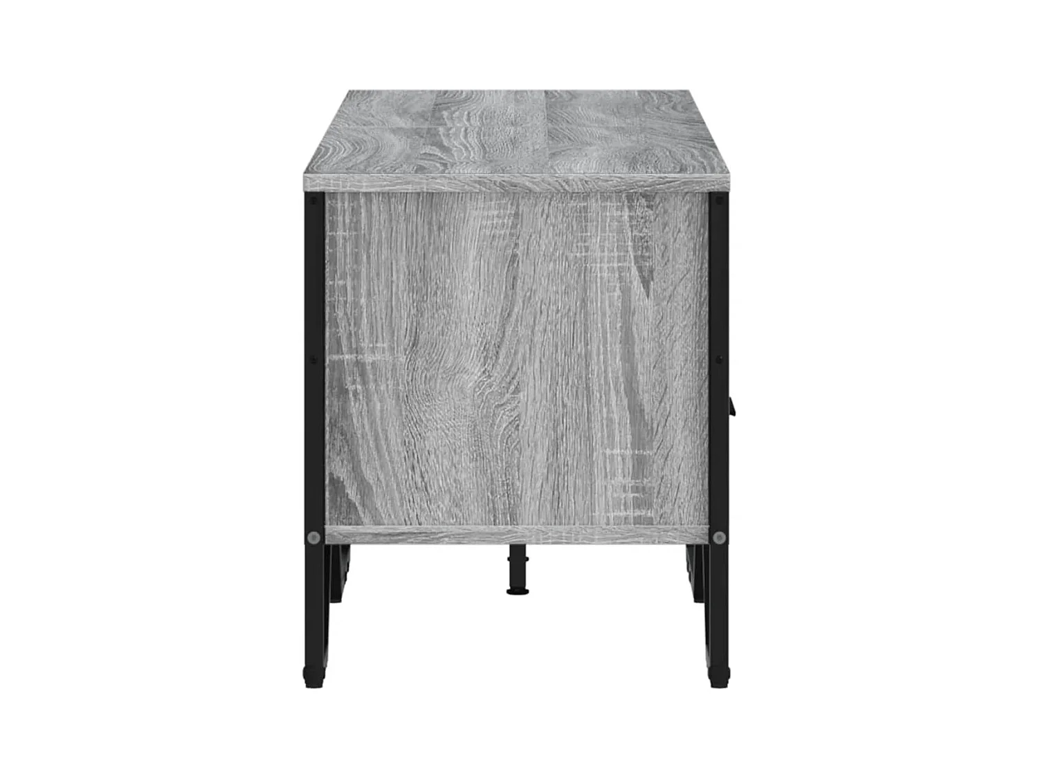 Meuble TV sonoma gris 122x34x41 cm bois d'ingénierie