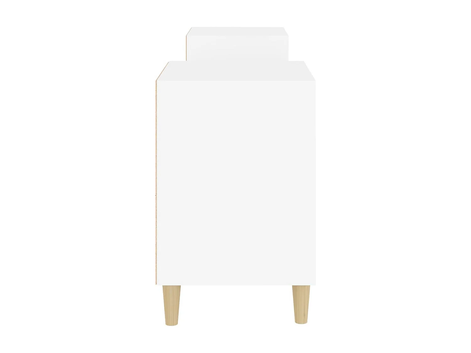 Meuble TV Blanc 160x35x55 cm Bois d'ingénierie