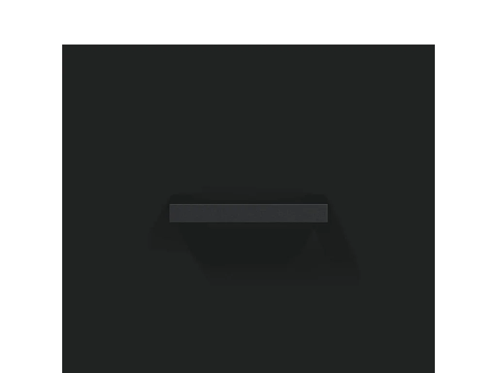 Mobile porta TV nero 150x36x30 cm in legno ingegnerizzato